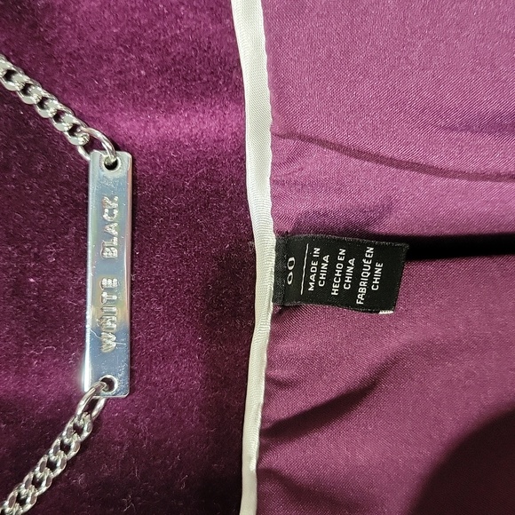 White House Black Market Purple Velvet Blazer - Picture 4 of 6